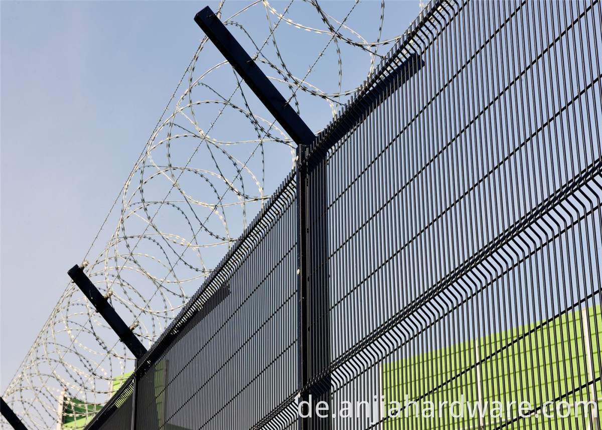 fence with razor wire